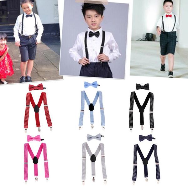 kids boys girls adjustable slim y-back suspenders belt & tie for dress trousers jeans shorts pants multi colors, Black
kids boys girls adjustable slim y-back suspenders belt & tie for dress trousers jeans shorts pants multi colors, Black