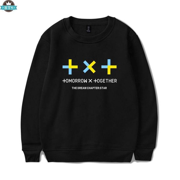 txt tomorrow x togethe o-neck sweatshirt men/women spring winter fashion kpop casual harajuku sweatshirt sale, Black
txt tomorrow x togethe o-neck sweatshirt men/women spring winter fashion kpop casual harajuku sweatshirt sale, Black