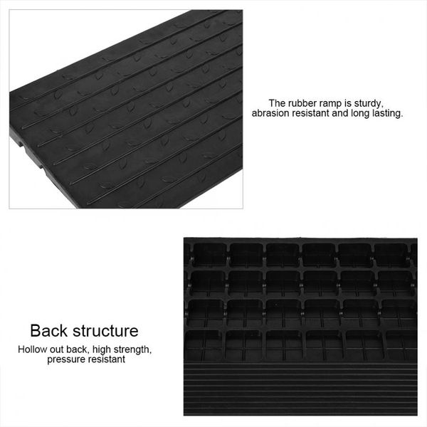 the safe guard anti-slip rubber curb threshold ramp with 3 channels for scooter wheelchair motorbike dog gate dog fences
the safe guard anti-slip rubber curb threshold ramp with 3 channels for scooter wheelchair motorbike dog gate dog fences