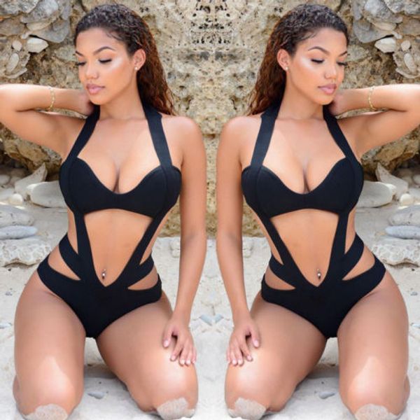 womens bandage mirco bandage bikini set swimwear padded bodysuit swimsuit monokini hollow v-neck bathing suit, White;black
womens bandage mirco bandage bikini set swimwear padded bodysuit swimsuit monokini hollow v-neck bathing suit, White;black