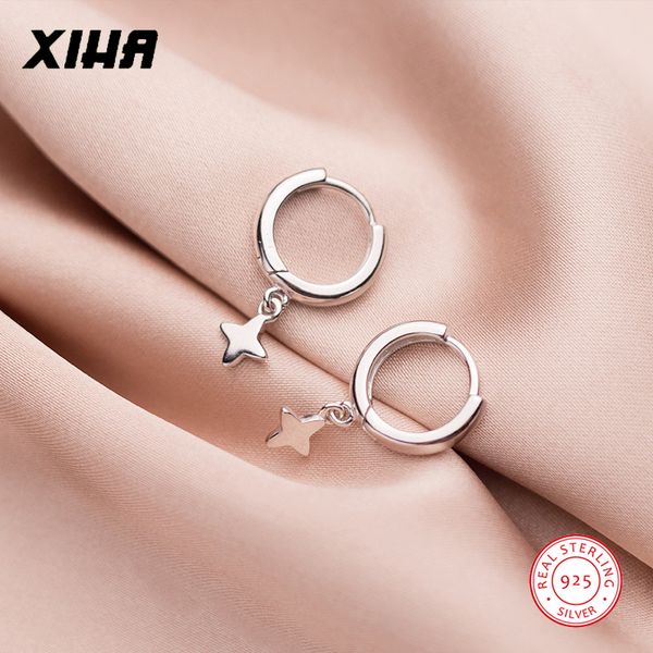 genuine 925 sterling silver small round hoop earrings for women kid girls star cross pendant earings fashion jewelry 2020, Golden;silver
genuine 925 sterling silver small round hoop earrings for women kid girls star cross pendant earings fashion jewelry 2020, Golden;silver
