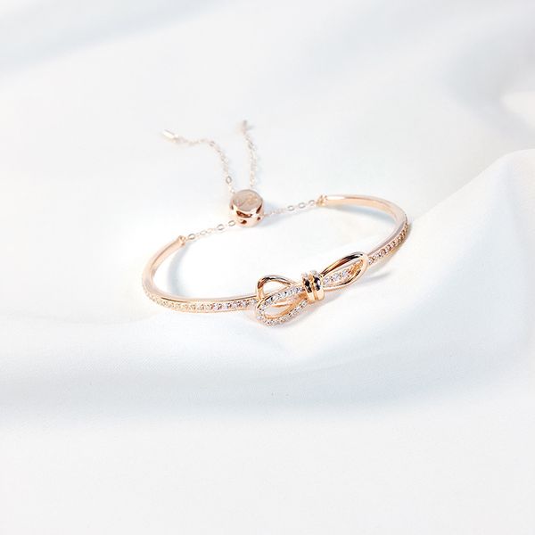 925 sterling silver bows bracelets for women silver rose gold infinity bracelet wedding jewelry bangle gift, Golden;silver
925 sterling silver bows bracelets for women silver rose gold infinity bracelet wedding jewelry bangle gift, Golden;silver