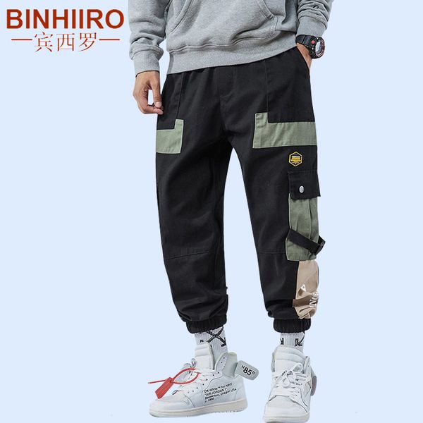 men's cotton trousers 2019 autumn winter men streetwear joggers sweatpants elastic waist ribbons multi-pocket cargo pants men, Black
men's cotton trousers 2019 autumn winter men streetwear joggers sweatpants elastic waist ribbons multi-pocket cargo pants men, Black