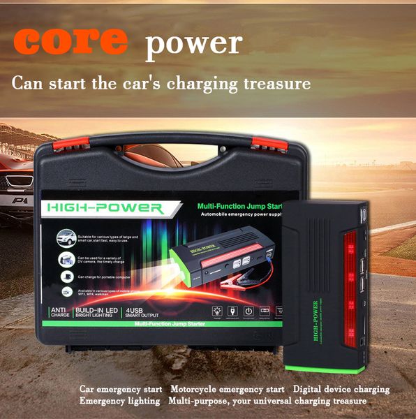 

super power car jump starter power bank 600a portable car battery charger 12v starting device petrol diesel starter
