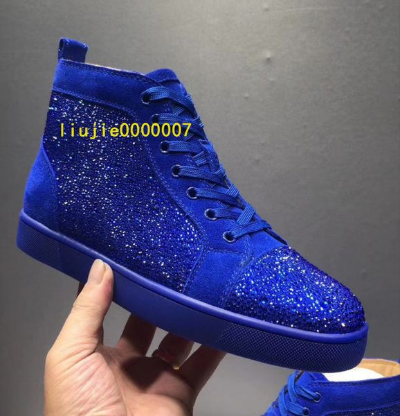 fashion designer casual shoe new arrival woman causal shoes man sneakers comfortable high crystal spikes red sole black blue shoes
fashion designer casual shoe new arrival woman causal shoes man sneakers comfortable high crystal spikes red sole black blue shoes