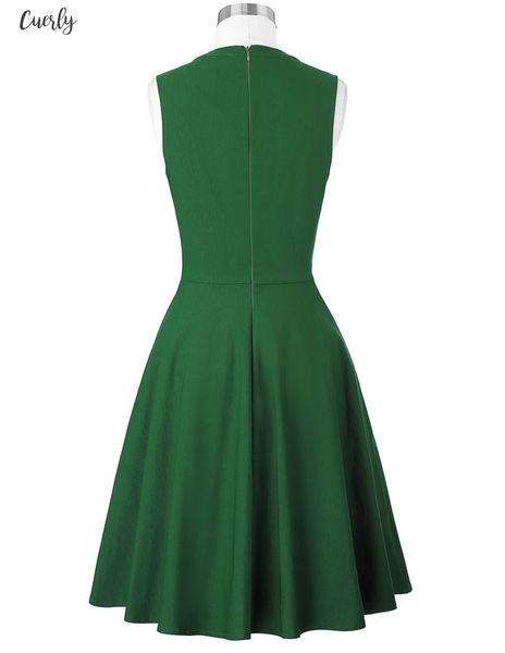 new sleeveless tied neck dress elegant knee length high stretch dresses women solid color shirred decor party a line dress green, Black;gray
new sleeveless tied neck dress elegant knee length high stretch dresses women solid color shirred decor party a line dress green, Black;gray