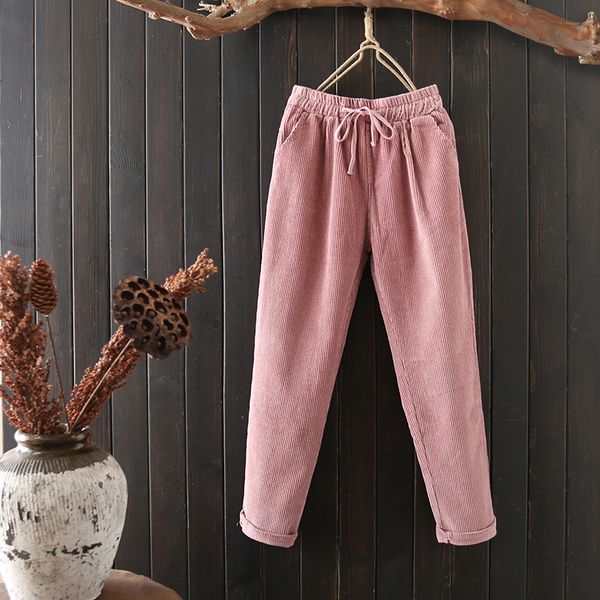 new women's harem pants 2019 autumn winter warm corduroy high waist pants plus size casual vintage loose trousers female, Black;white
new women's harem pants 2019 autumn winter warm corduroy high waist pants plus size casual vintage loose trousers female, Black;white