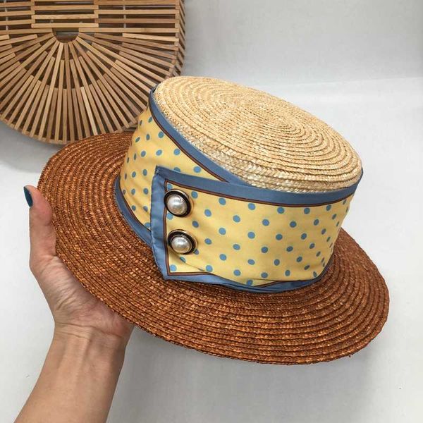 straw hat the new spring and summer women flat brim sun hat sweet autumn han edition elegant straw for a holiday, Blue;gray
straw hat the new spring and summer women flat brim sun hat sweet autumn han edition elegant straw for a holiday, Blue;gray