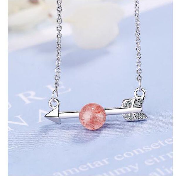 925 sterling silver jewelry necklace shape arrow through the heart pendant simple temperament for lovers short clavicle chain
925 sterling silver jewelry necklace shape arrow through the heart pendant simple temperament for lovers short clavicle chain