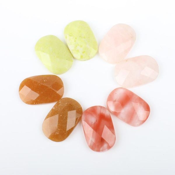 2pcs/bag natural stone 20 * 30 * 7mm concave and convex color cut face pendant jewelry making diy necklace bracelet accessories, Bronze;silver
2pcs/bag natural stone 20 * 30 * 7mm concave and convex color cut face pendant jewelry making diy necklace bracelet accessories, Bronze;silver