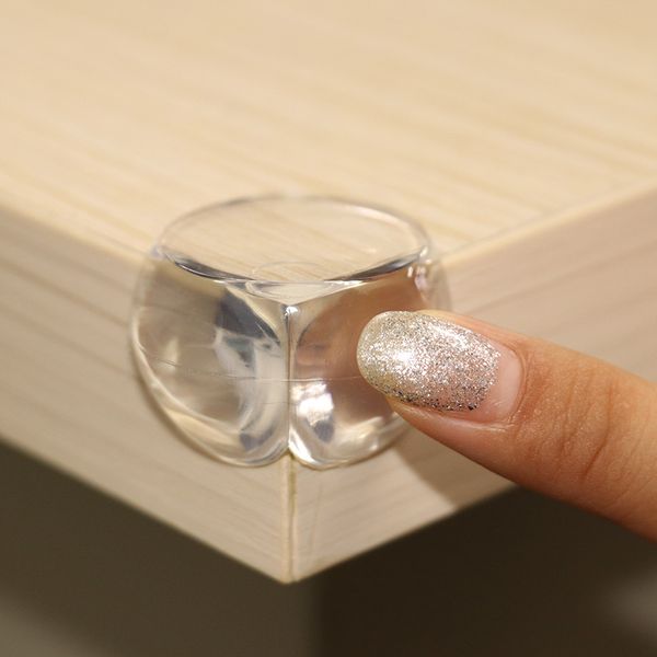 

baby safety desk corner protection transparent home table edge cushion guard kids protector arc pvc