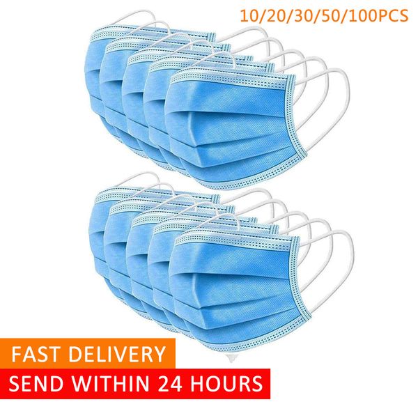 10/20/30/50/100pcs/pack safrty mask, face mask diposable 3-layer face masks-anti dust breathable disposable earloop mouth
10/20/30/50/100pcs/pack safrty mask, face mask diposable 3-layer face masks-anti dust breathable disposable earloop mouth