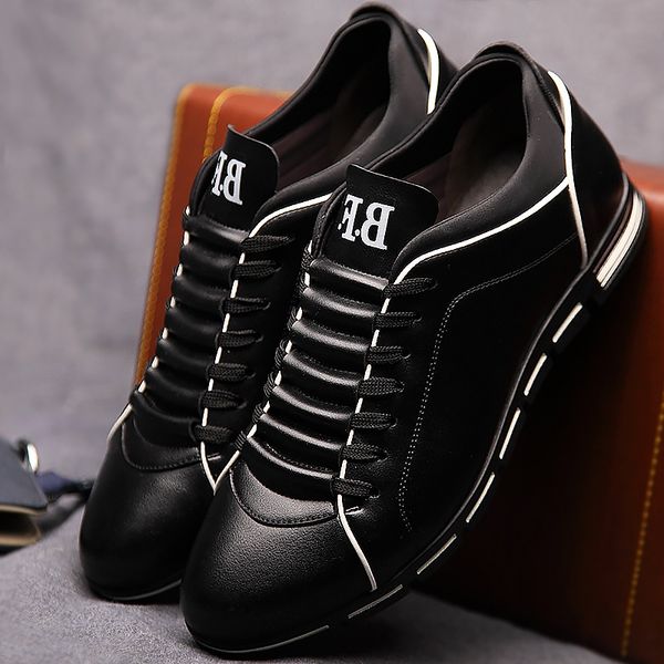 leather shoe man fashion men casual shoes lace up driving shoes large sizes 46-48 office comfort male footwear, Black
leather shoe man fashion men casual shoes lace up driving shoes large sizes 46-48 office comfort male footwear, Black