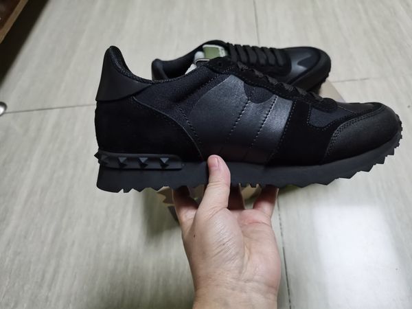 новый дизайнер обуви rockrunner камуфляж noir ткани наппа кроссовок genuine leather mens женщин flats luxury тренеров размер 35-46, Black
новый дизайнер обуви rockrunner камуфляж noir ткани наппа кроссовок genuine leather mens женщин flats luxury тренеров размер 35-46, Black
