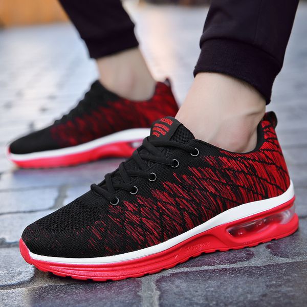 2019 new men red shoes lace-up casual shoes men tenis masculino adulto breathable couple walking sneakers mens sapato masculino, Black
2019 new men red shoes lace-up casual shoes men tenis masculino adulto breathable couple walking sneakers mens sapato masculino, Black