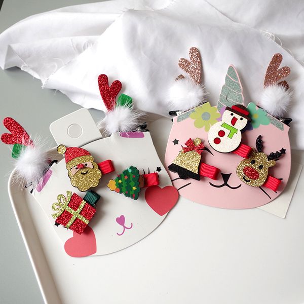 5 pcs korean cute christmas hairpins fashion sweet girl children plush antlers santa claus duckbill clip hair accessories, Slivery;white
5 pcs korean cute christmas hairpins fashion sweet girl children plush antlers santa claus duckbill clip hair accessories, Slivery;white