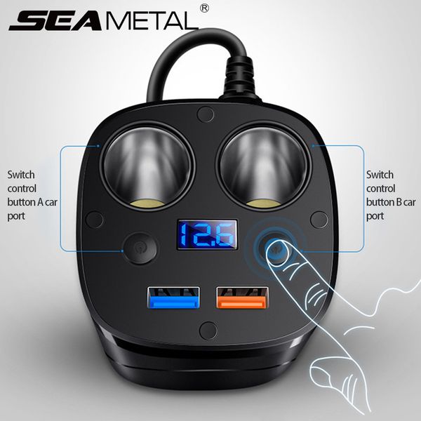 qc3.0 car fast charger 2 usb 3.1a power socket adapter with voltage led display cigarette lighter splitter mobile phone chargers
qc3.0 car fast charger 2 usb 3.1a power socket adapter with voltage led display cigarette lighter splitter mobile phone chargers