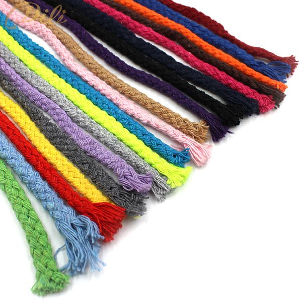 wholesale 5mm colorful high strength handmade woven cotton cords rope for garment sewing accessories 10 meters, Black;white
wholesale 5mm colorful high strength handmade woven cotton cords rope for garment sewing accessories 10 meters, Black;white