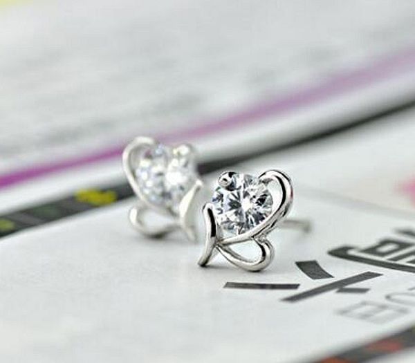 wholesale- heart earrings piercing 925 sterling silver clear cz stud earrings double side earrings for wemen jewelry bijoux femme, Golden
wholesale- heart earrings piercing 925 sterling silver clear cz stud earrings double side earrings for wemen jewelry bijoux femme, Golden