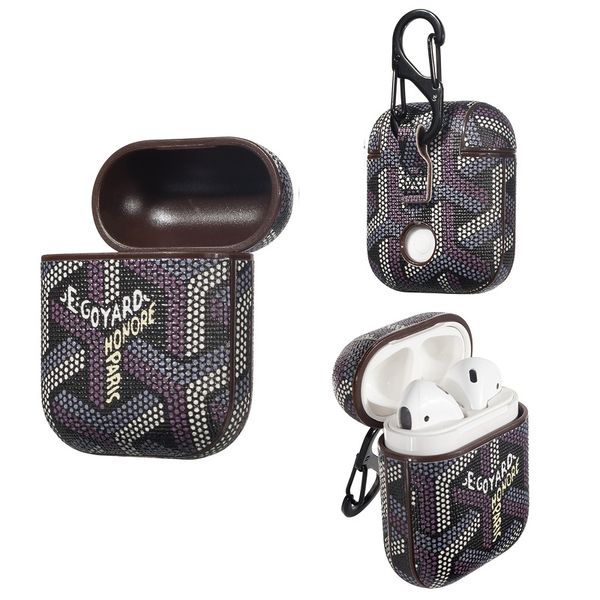 Wholesale For Airpods PU Leather Case Protective Cover Hook Clasp Keychain Anti Lost Fashion Earphone Case Protector Pouch GY
Wholesale For Airpods PU Leather Case Protective Cover Hook Clasp Keychain Anti Lost Fashion Earphone Case Protector Pouch GY
