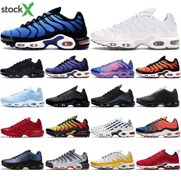 mens tn plus se running shoes triple black white shark hyper blue spray paint scream green men trainer runner sports sneakers size 40-45
mens tn plus se running shoes triple black white shark hyper blue spray paint scream green men trainer runner sports sneakers size 40-45
