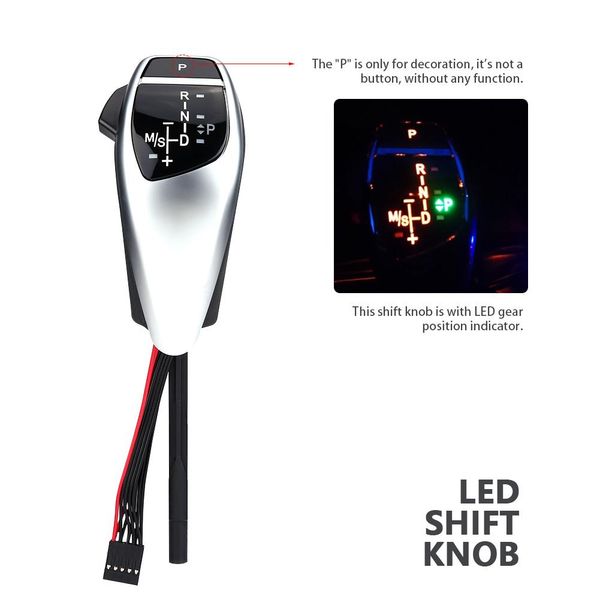 for car modification lhd automatic led shift knob gear shifter lever for e46 e60 e61 gear shift knob head
for car modification lhd automatic led shift knob gear shifter lever for e46 e60 e61 gear shift knob head