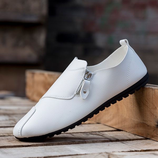 loafers zip man shoes men loafers pu leather breathable casual mens shoes spring autumn boat chaussure homme, Black
loafers zip man shoes men loafers pu leather breathable casual mens shoes spring autumn boat chaussure homme, Black
