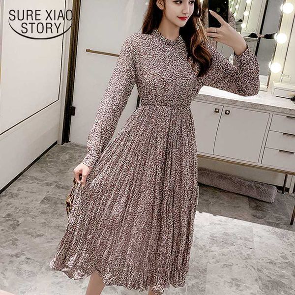 casual dresses spring soft midi party dress long sleeve empire chiffon floral print women 2021 stand collar elagant vestidos 8801 50, Black;gray
casual dresses spring soft midi party dress long sleeve empire chiffon floral print women 2021 stand collar elagant vestidos 8801 50, Black;gray
