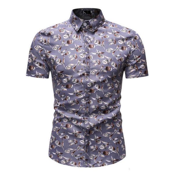 new short sleeve men hawaiian hawaiian day garment oak men's leisure beach shirts in 2019, White;black
new short sleeve men hawaiian hawaiian day garment oak men's leisure beach shirts in 2019, White;black
