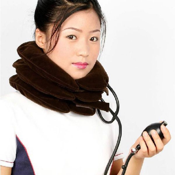inflatable neck cervical vertebra traction soft brace device unit for headache head back shoulder neck pain health care
inflatable neck cervical vertebra traction soft brace device unit for headache head back shoulder neck pain health care