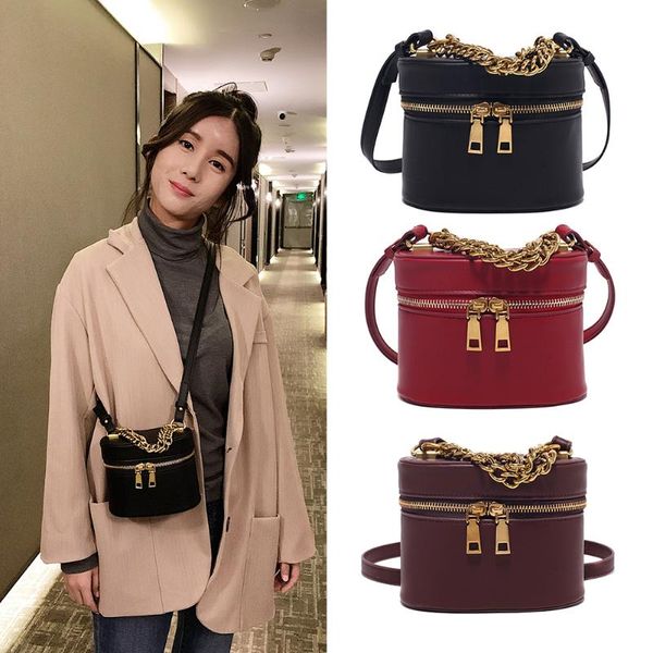shoulder messenger bag fashion women creative delicate pure color pu leather bucket box chain crossbody handbag
shoulder messenger bag fashion women creative delicate pure color pu leather bucket box chain crossbody handbag