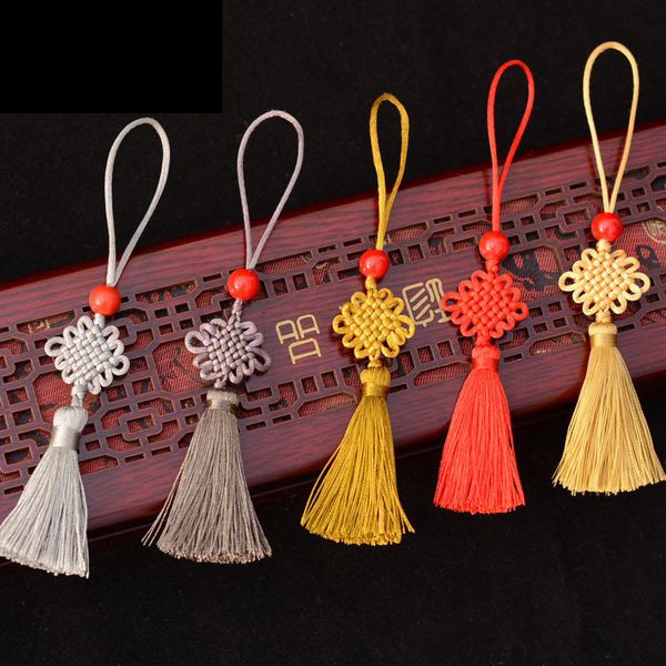 satin silk handmade chinese knot pendants with soft tassels for wealth and good fortune for home office decor&car hanging decoration 6.5cm 1, Black
satin silk handmade chinese knot pendants with soft tassels for wealth and good fortune for home office decor&car hanging decoration 6.5cm 1, Black