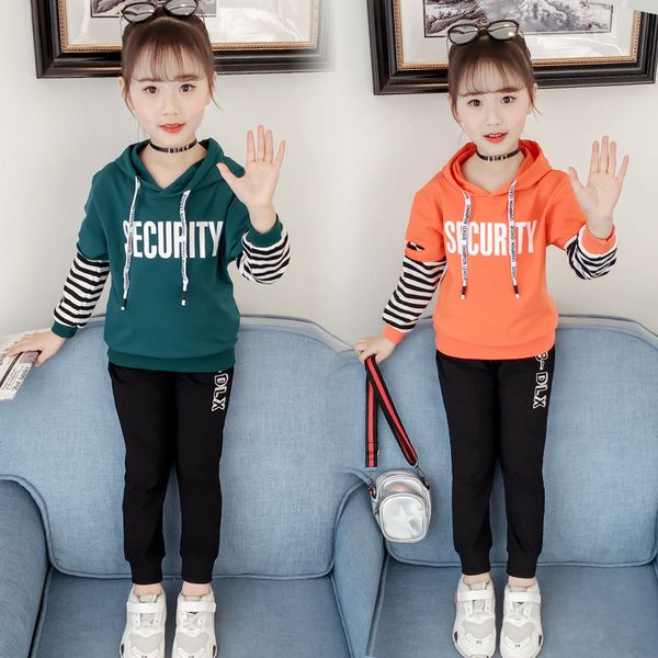 girls suit spring new children's sweater + loose sweatpants two sets of children's casual sports 2 sets, White
girls suit spring new children's sweater + loose sweatpants two sets of children's casual sports 2 sets, White