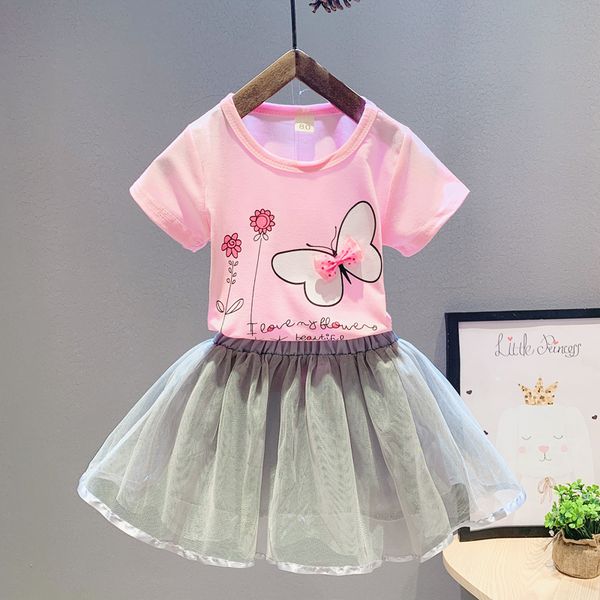 2019 girls summer clothes sets new kids cotton cartoon t-shirt+skirts 2pcs fashion suits for children tracksuits sets outfits, White
2019 girls summer clothes sets new kids cotton cartoon t-shirt+skirts 2pcs fashion suits for children tracksuits sets outfits, White