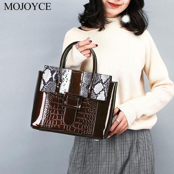 ladies shoulder handbag pu leather snake handle bag for women large shopping tote sac a dos bolsas feminina mujer sac a main
ladies shoulder handbag pu leather snake handle bag for women large shopping tote sac a dos bolsas feminina mujer sac a main
