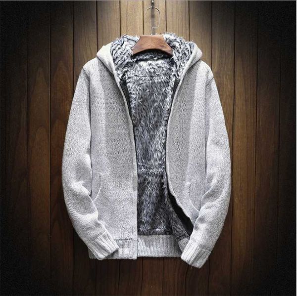 plus size oversized warm plush fake fur thick knitwear sweatercoat men winter jacket knit coat hooded outwear long sleeve jumper, White;black
plus size oversized warm plush fake fur thick knitwear sweatercoat men winter jacket knit coat hooded outwear long sleeve jumper, White;black