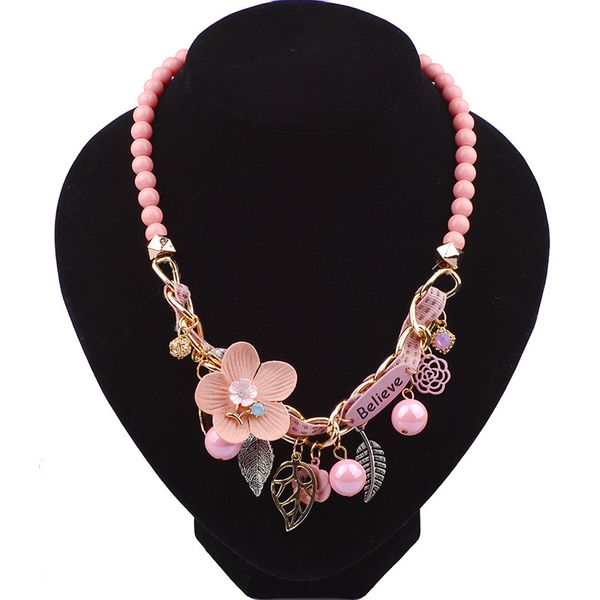 2pcs Fashion necklace collar Flower Leaf pendant simple short clavicle chain statement simulated pearl necklace Female jewelry 4color T-38
2pcs Fashion necklace collar Flower Leaf pendant simple short clavicle chain statement simulated pearl necklace Female jewelry 4color T-38