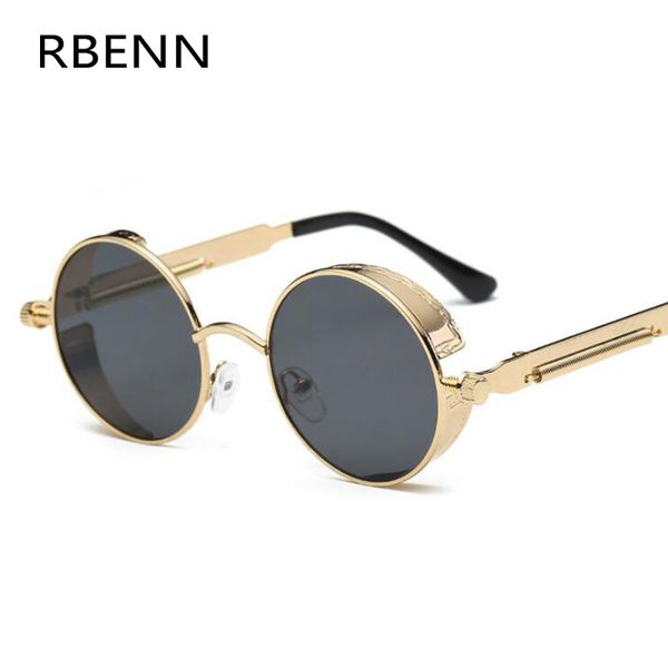 rbenn metal round steampunk sunglasses men women retro brand punk glasses vintage sunglasses uv400, White;black
rbenn metal round steampunk sunglasses men women retro brand punk glasses vintage sunglasses uv400, White;black
