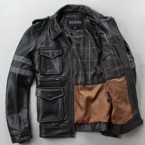 wholesale-factory 2019 men m65 cowskin jacket clearance sale fahion multi-pocket cowhide jackets russia winter coats m-xxxl, Black
wholesale-factory 2019 men m65 cowskin jacket clearance sale fahion multi-pocket cowhide jackets russia winter coats m-xxxl, Black