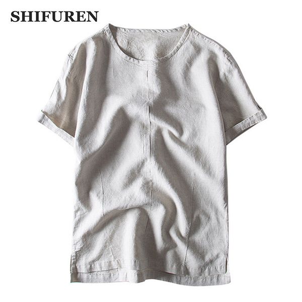 shifuren 2019 new men cotton linen shirts short sleeve o-neck soft breathable causal male social shirts size -xxxl, White;black
shifuren 2019 new men cotton linen shirts short sleeve o-neck soft breathable causal male social shirts size -xxxl, White;black