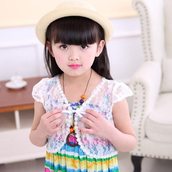 children kid girls bolero jacket wedding short outerwear summer lace shawl coat abrigo de verano chal de encaje april 17th #, Blue;gray
children kid girls bolero jacket wedding short outerwear summer lace shawl coat abrigo de verano chal de encaje april 17th #, Blue;gray