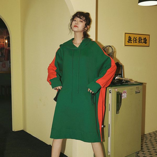 women's hoodies & sweatshirts 2021 spring autumn women mid-length loose hooded pullover ropa de mujer oversized stitching color casual, Black
women's hoodies & sweatshirts 2021 spring autumn women mid-length loose hooded pullover ropa de mujer oversized stitching color casual, Black