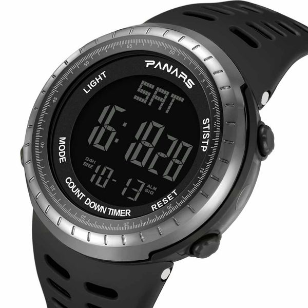 functional sports waterproof date display luminous alarm men's electronic watch, Slivery;brown
functional sports waterproof date display luminous alarm men's electronic watch, Slivery;brown