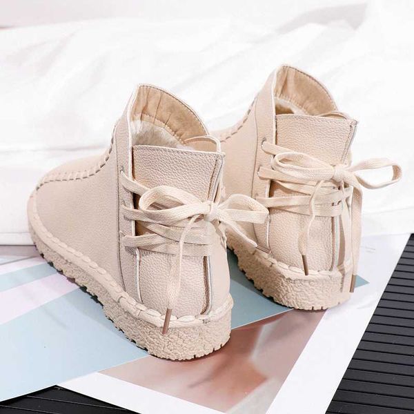 literary retro flat ankle boots mori girl plus velvet womens boots harajuku style handmade soft bottom casual shoes, Black
literary retro flat ankle boots mori girl plus velvet womens boots harajuku style handmade soft bottom casual shoes, Black