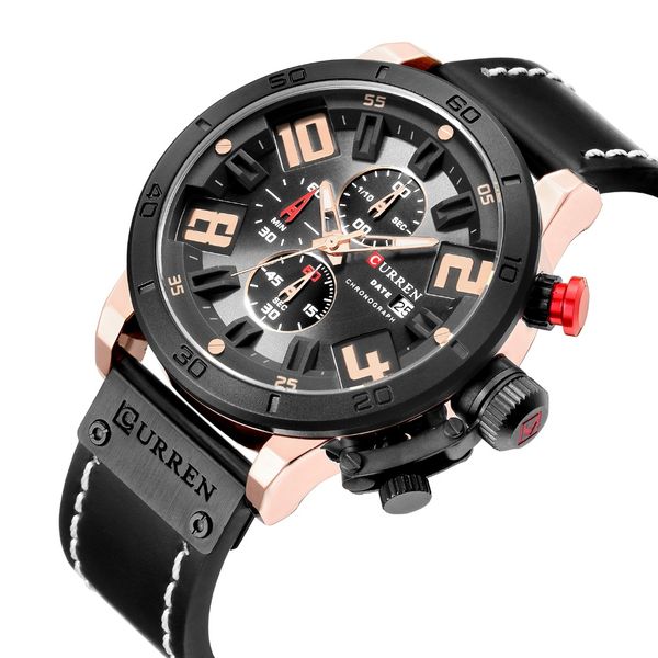 curren 2019 watches men chronograph sport leather strap quartz curren watches men army watch n9 time gift for man, Slivery;brown
curren 2019 watches men chronograph sport leather strap quartz curren watches men army watch n9 time gift for man, Slivery;brown