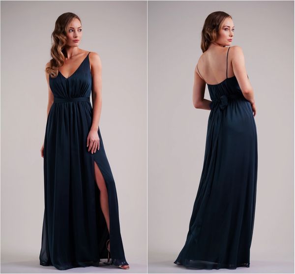 new jasmine bridesmaid dresses chiffon v neck high split ruffles ankle length plus size maid of honor gowns wedding guests robes, White;pink
new jasmine bridesmaid dresses chiffon v neck high split ruffles ankle length plus size maid of honor gowns wedding guests robes, White;pink