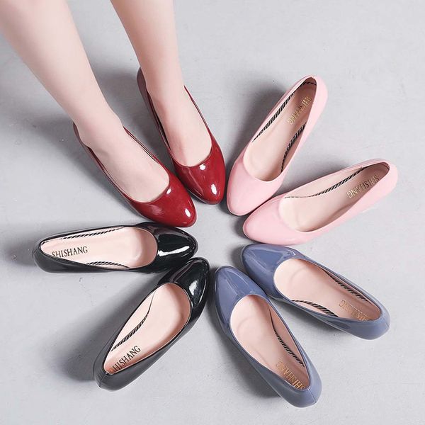 xiniu pu leather shoes woman single shoes shallow round tow spring autumn ballet flats work contracted big size #0617, Black
xiniu pu leather shoes woman single shoes shallow round tow spring autumn ballet flats work contracted big size #0617, Black