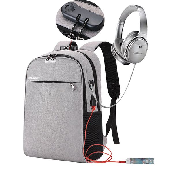 men's travel backpack pickproof with audio jack multifunctional back bag school backpack business notebook mochila
men's travel backpack pickproof with audio jack multifunctional back bag school backpack business notebook mochila