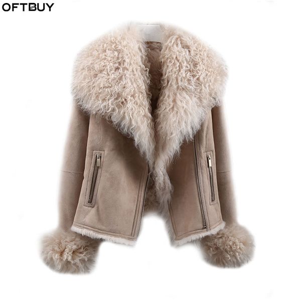 oftbuy 2019 winter jacket women real double-faced fur coat natural mongolia sheep fur parka biker streetwear vintage fashion, Black
oftbuy 2019 winter jacket women real double-faced fur coat natural mongolia sheep fur parka biker streetwear vintage fashion, Black