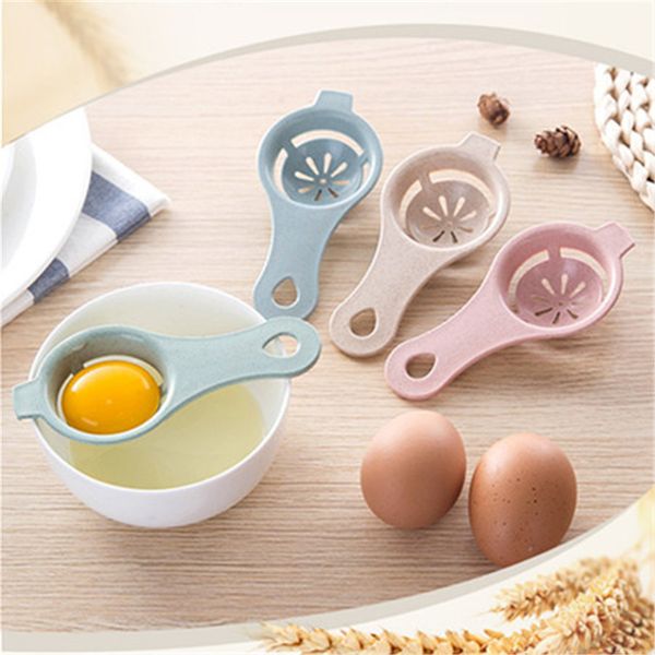 wholesale new egg white separator plastic filter nordic color egg separator can be reused kitchen baking tools 
wholesale new egg white separator plastic filter nordic color egg separator can be reused kitchen baking tools